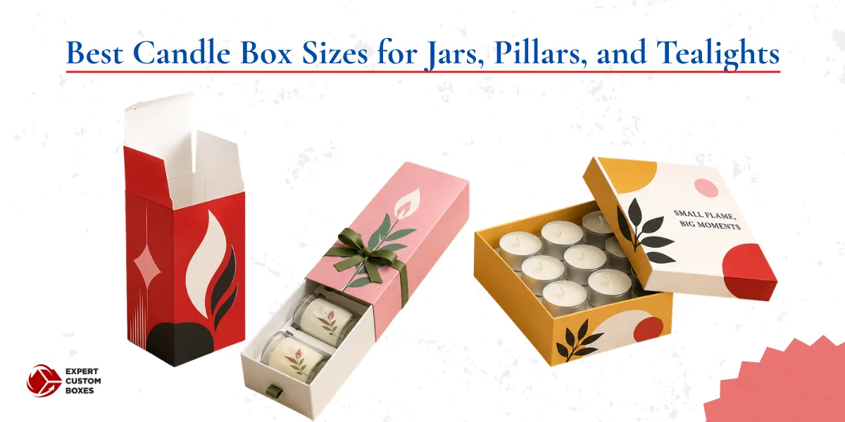 Best Candle Box Sizes for Jars, Pillars, and Tealights