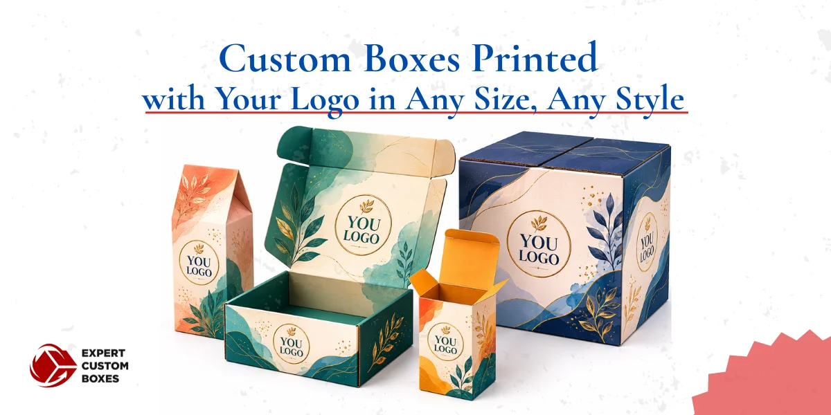 Custom Boxes Printed with Your Logo in Any Size, Any Style