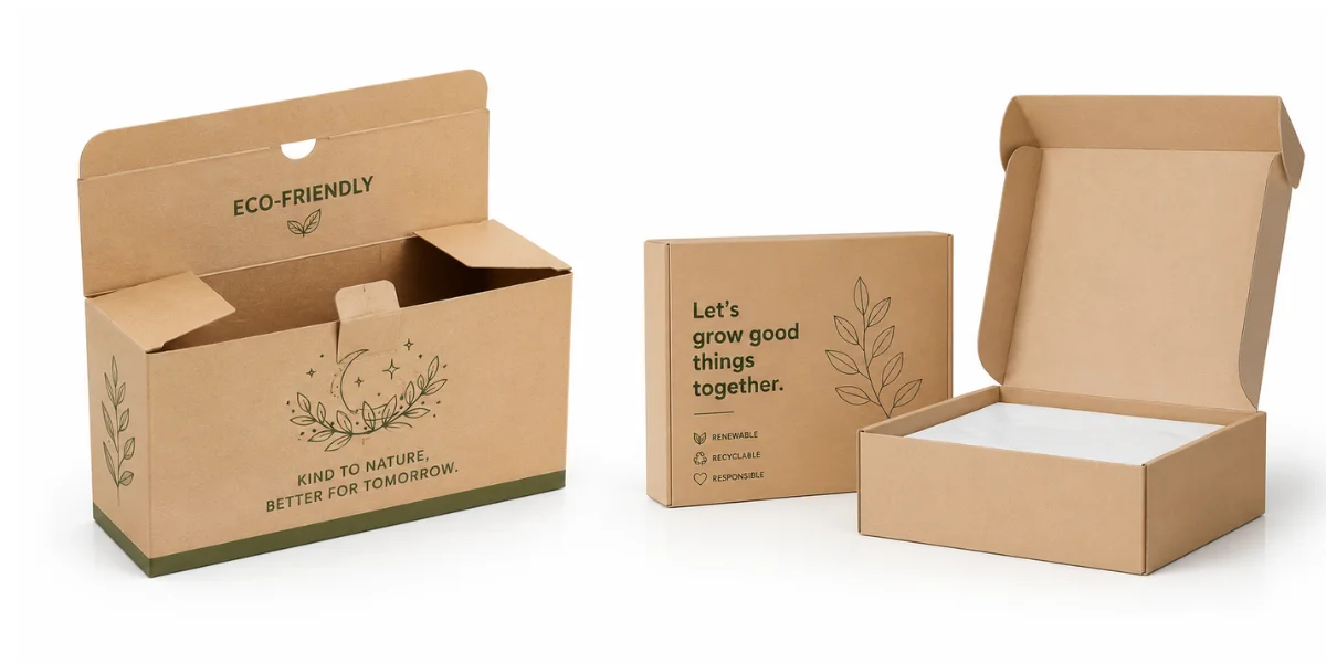 Kraft packaging boxes