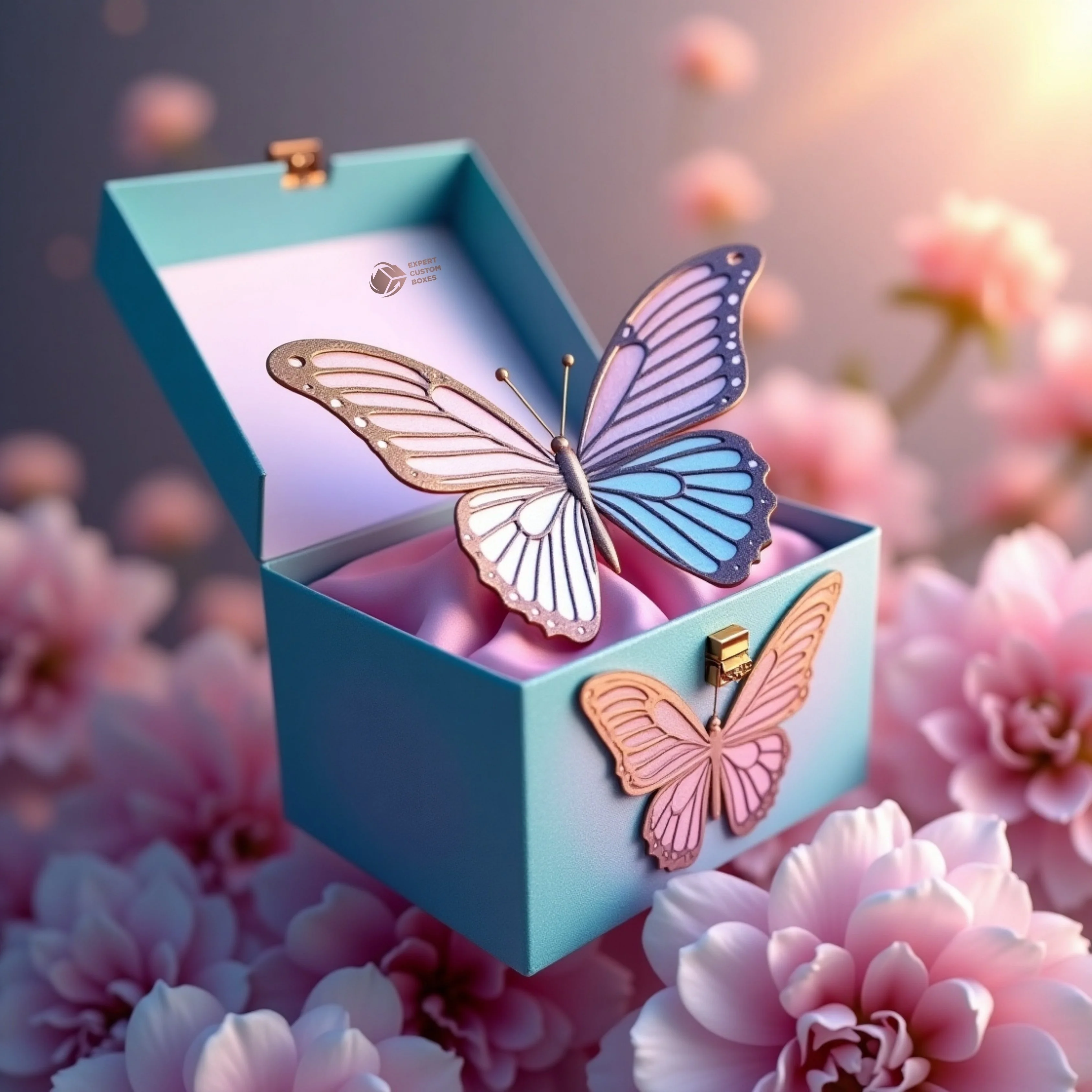 Custom Butterfly Gift Boxes