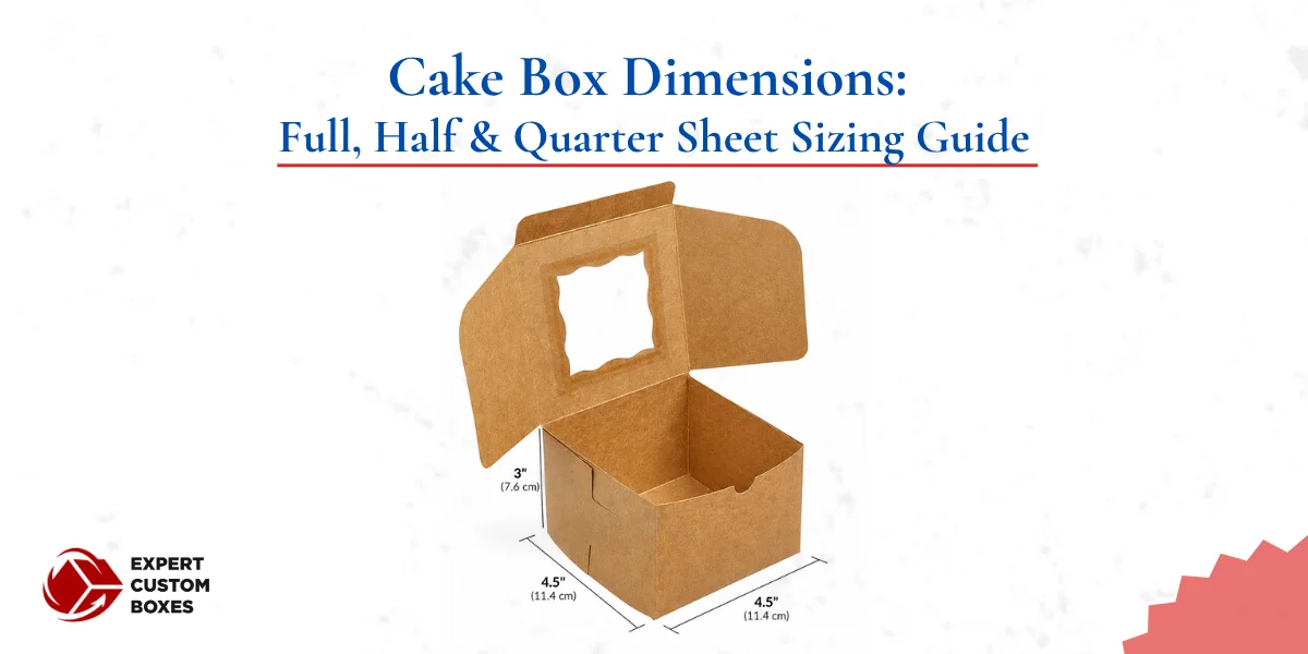 Cake Box Dimensions: Standard Sizes & Measurement Guide