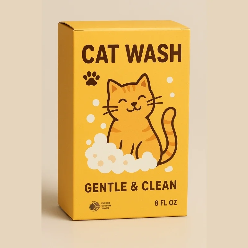 Cat Care Product Boxes