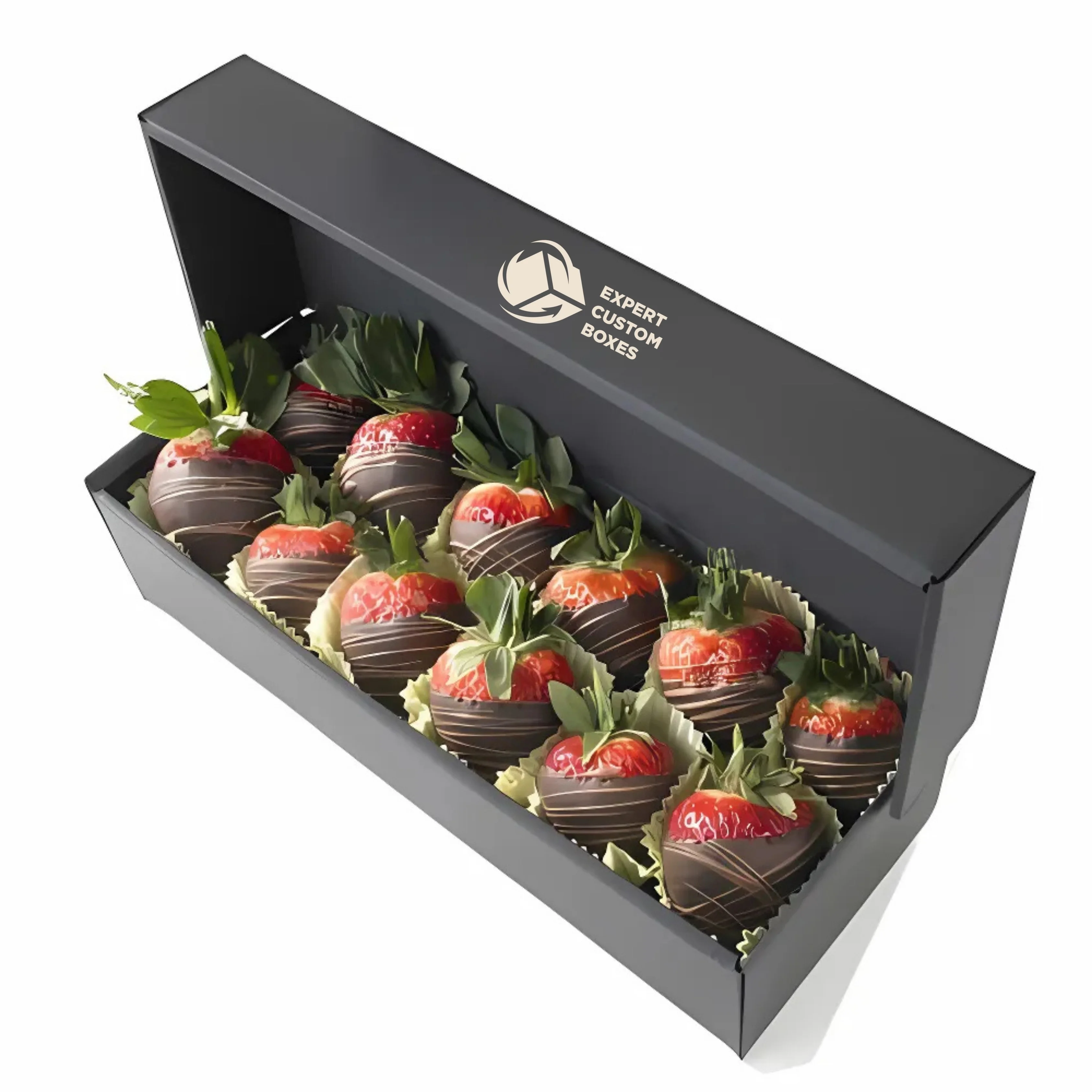 Custom Chocolate Covered Strawberries Boxes