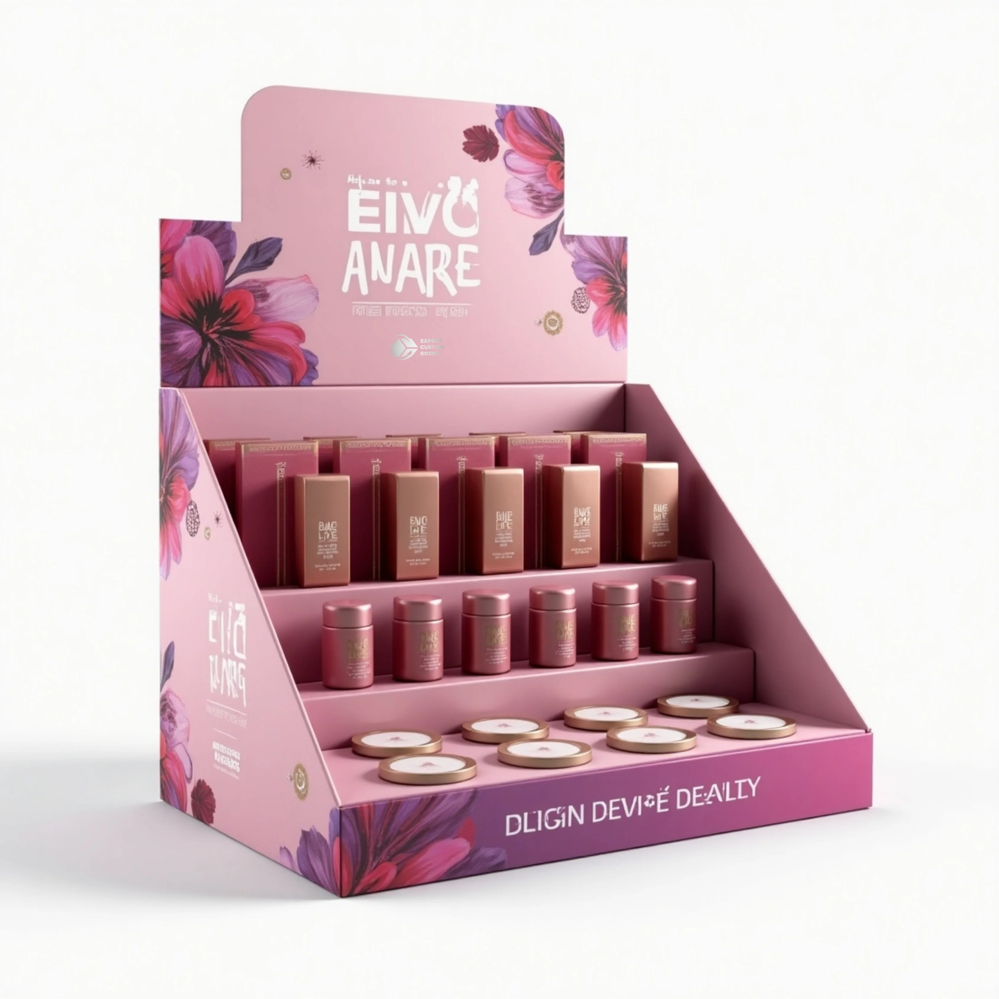 Cosmetic Display Packaging For Retail