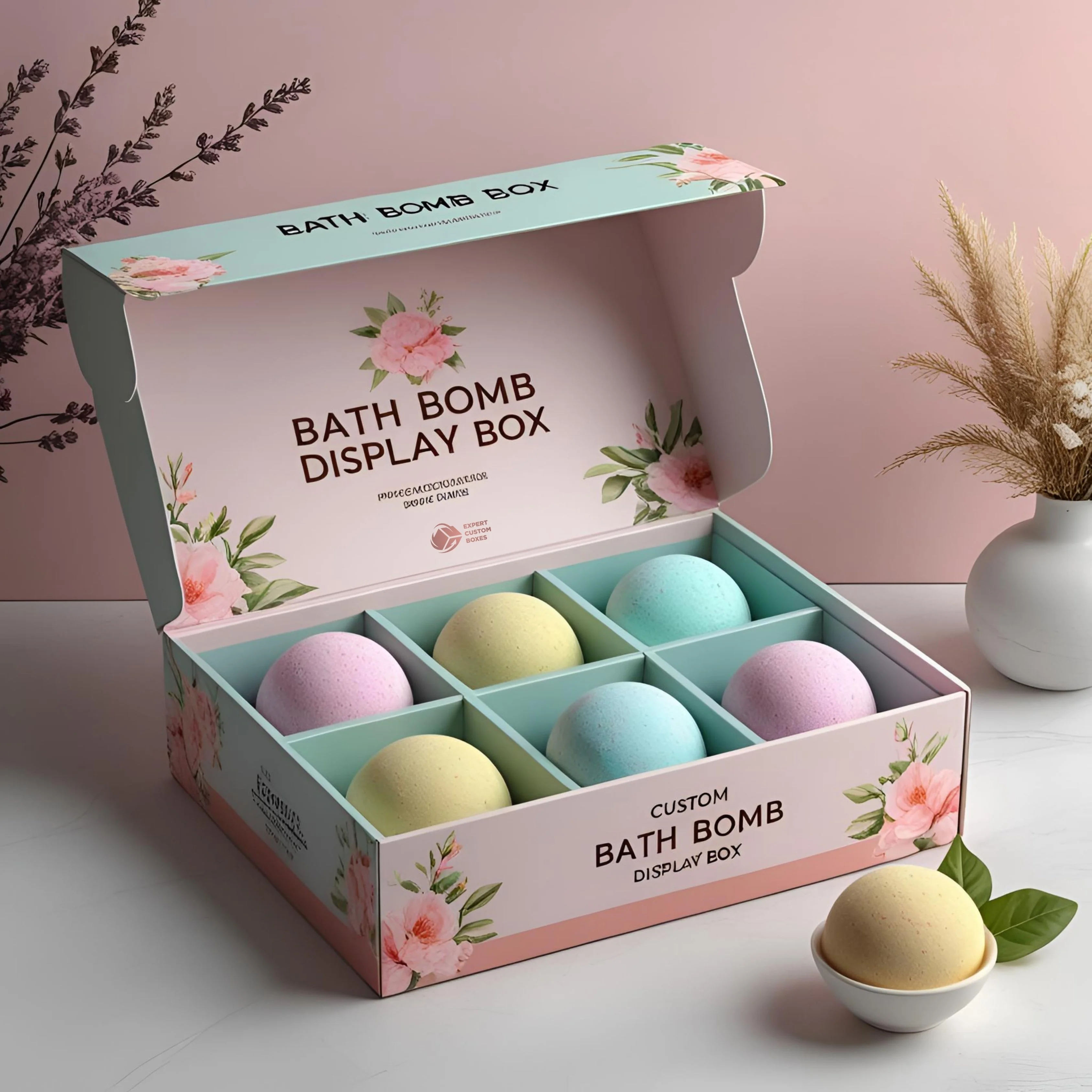 Custom Bath Bomb Display Boxes