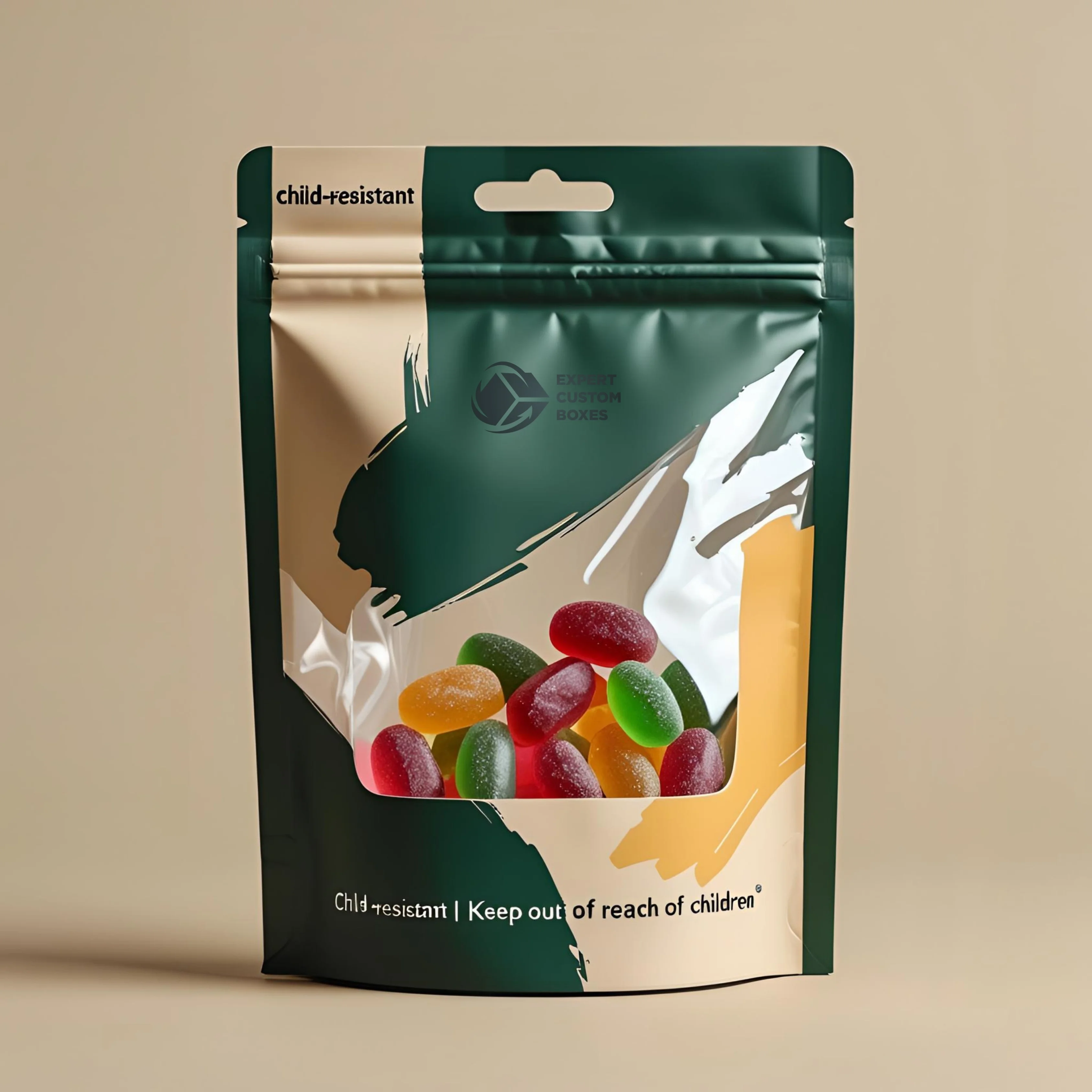 Custom Child Resistant Mylar Bags