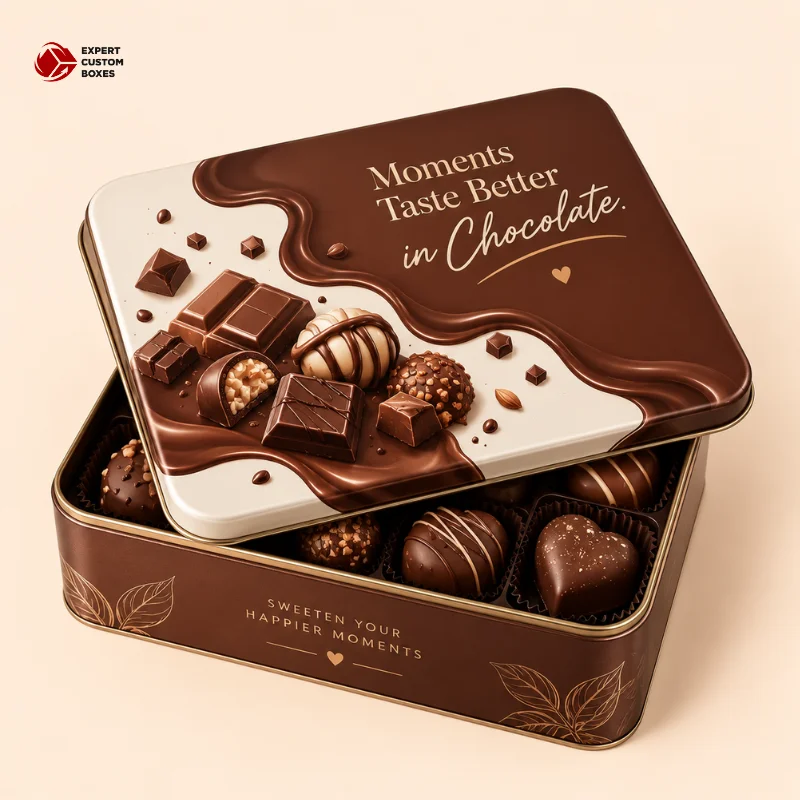 Chocolate Tin Box
