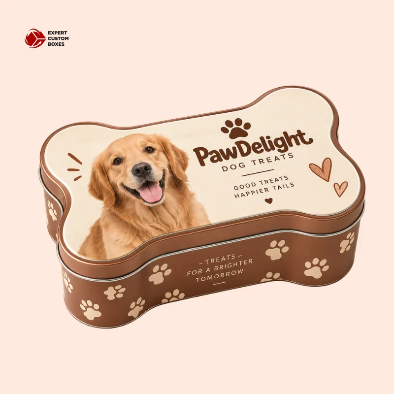 Custom Dog Treat Tin