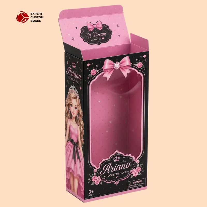 Custom doll boxes with window