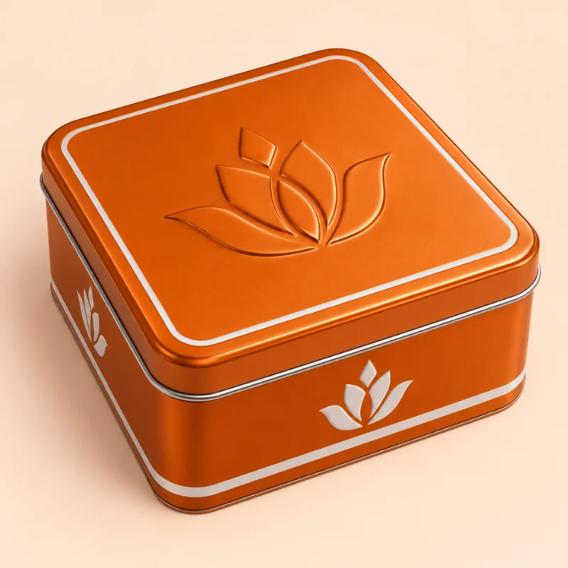 Custom Embossed Tin Box