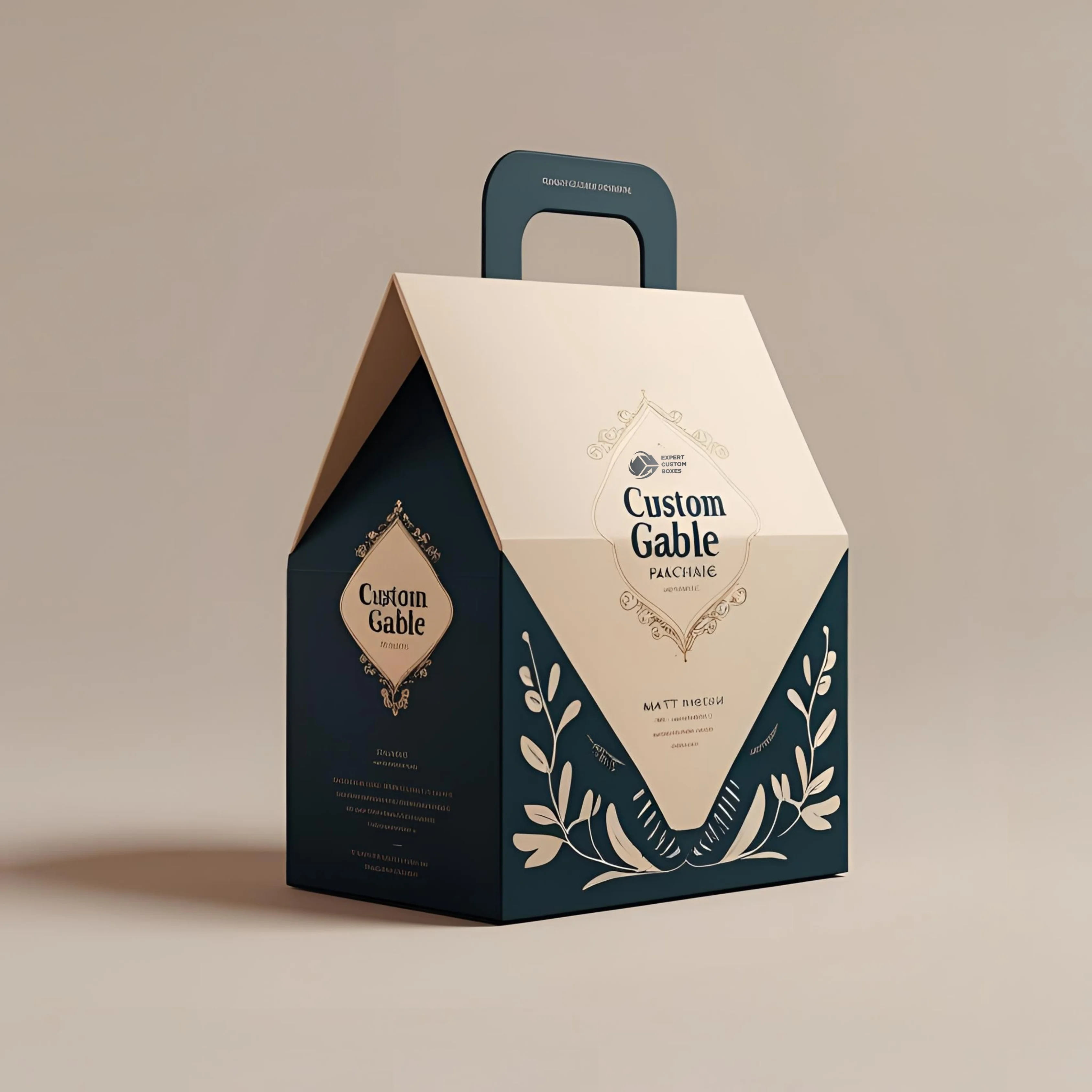 Custom Printed Gable Logo Boxes