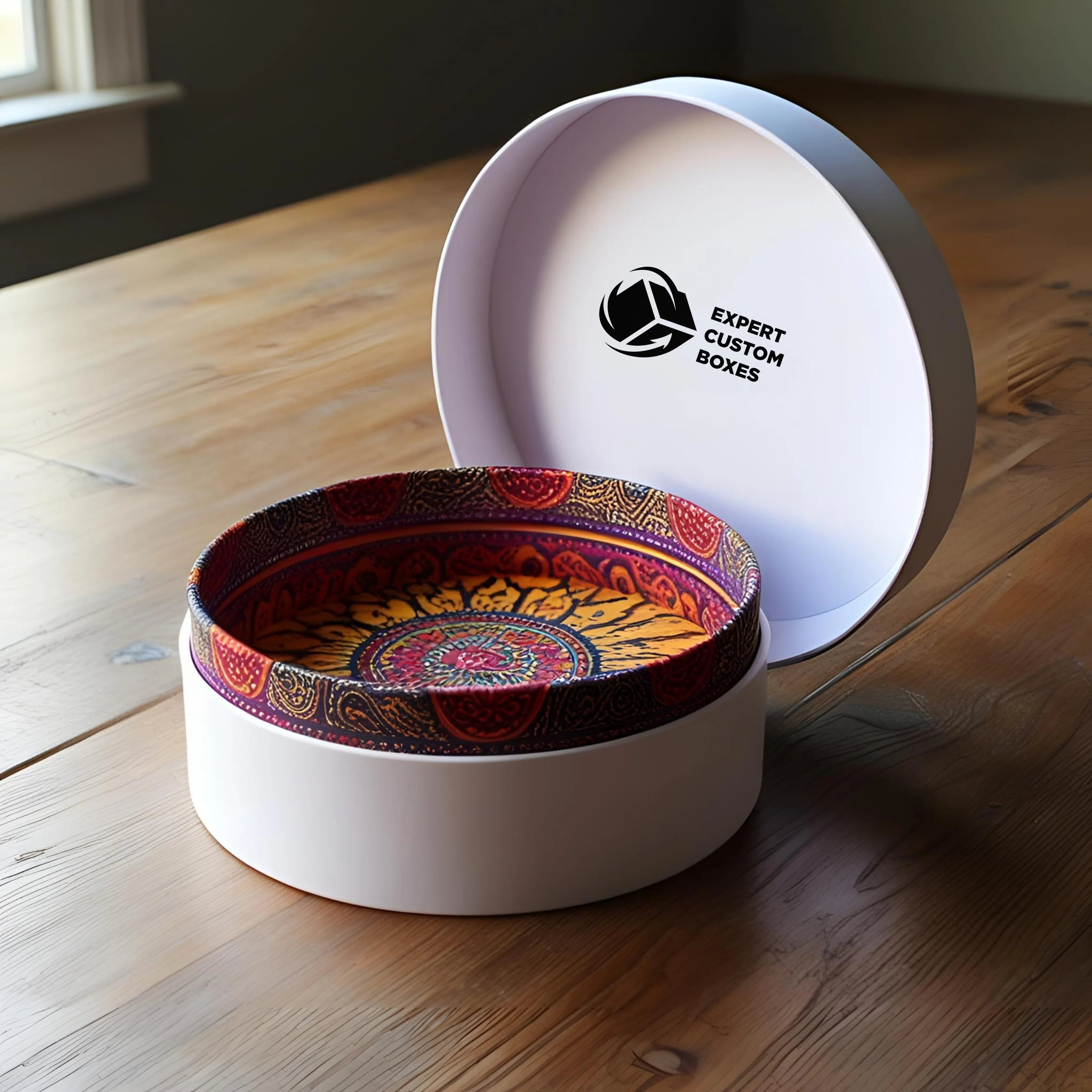 Custom Round Boxes