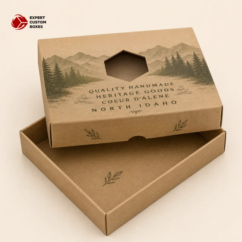 Die Cut Kraft Boxes