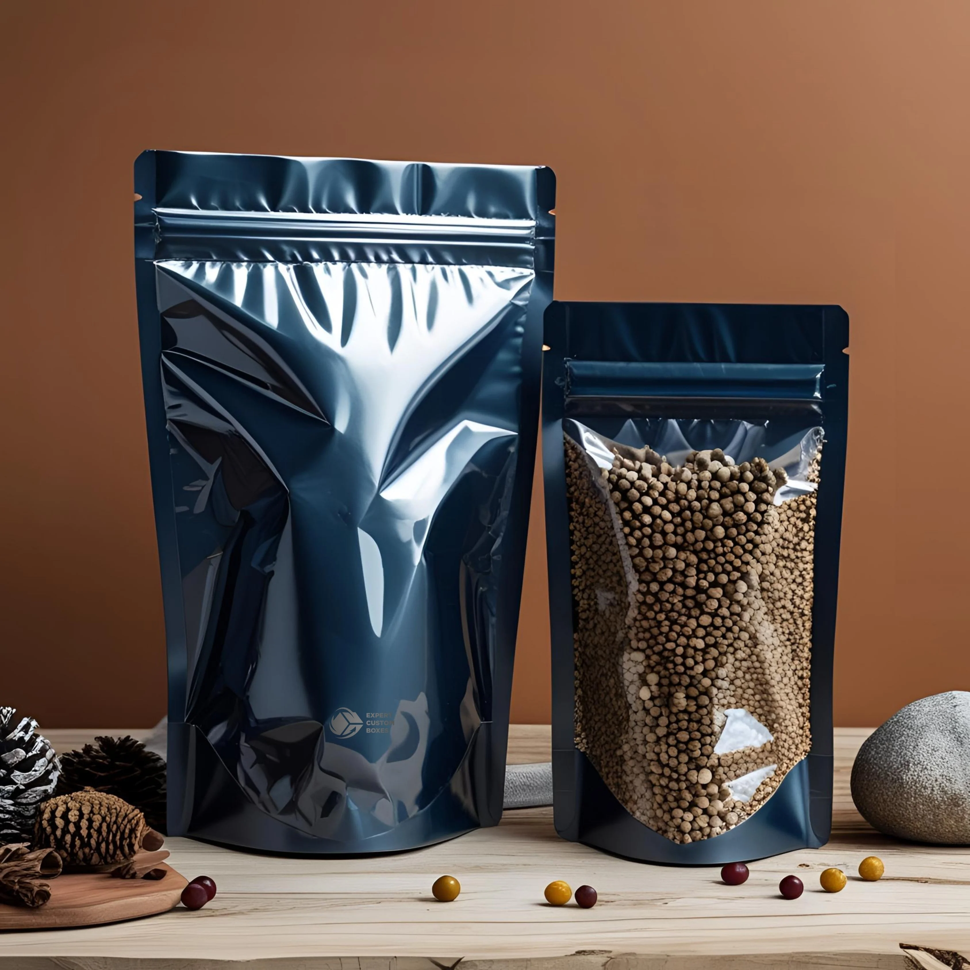 Dual Compartment Custom Mylar Bags