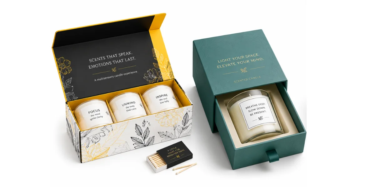 candle packaging boxes