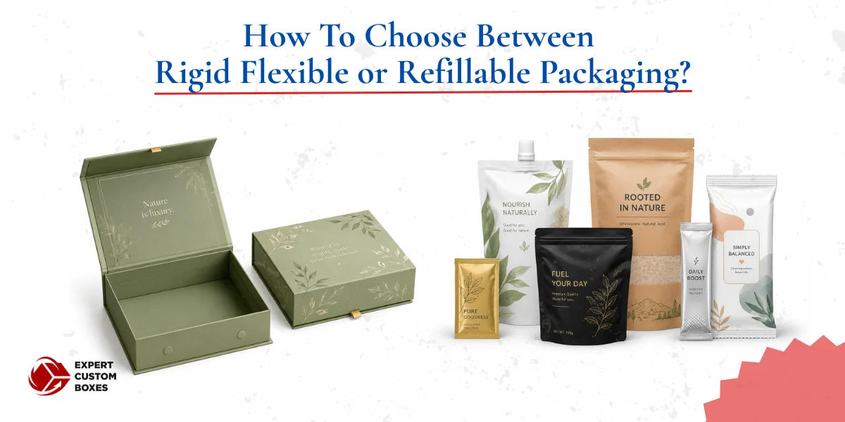How To Choose Between Rigid Flexible or Refillable Packaging?