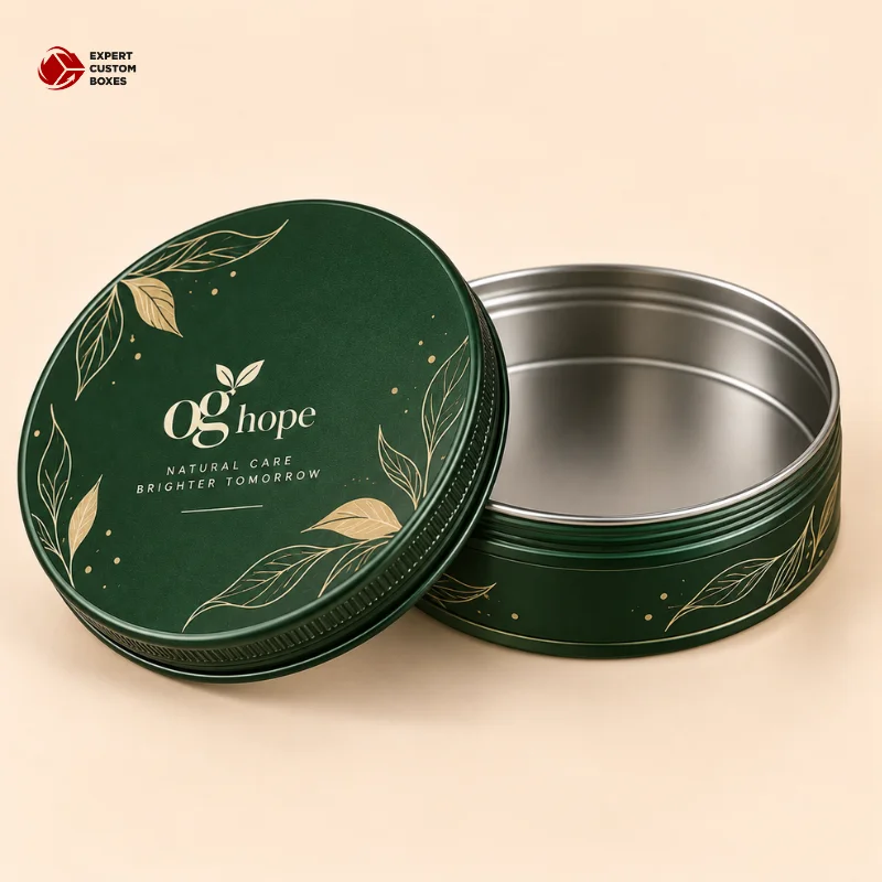 Custom Screw Top Tin Boxes