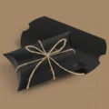 Premium Black Pillow Boxes
