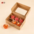 Custom Kraft Cupcake Boxes With Logo