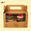 Custom Printed Kraft Cupcake Boxes