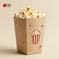 Custom Kraft popcorn boxes with logo