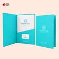 Custom legal sized presentation folders