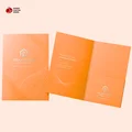 Customized legal sized presentation folders