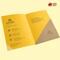 9 x 12 presentation folders With Logo