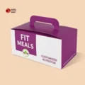 Custom Printed Purple Gable Boxes