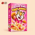 Custom Printed Tiger Cereal Box