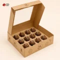 Customized Kraft Cupcake Packaging
