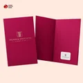 Custom legal sized presentation folders With Logo