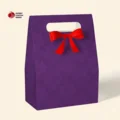 Purple Gable Boxes with Handle