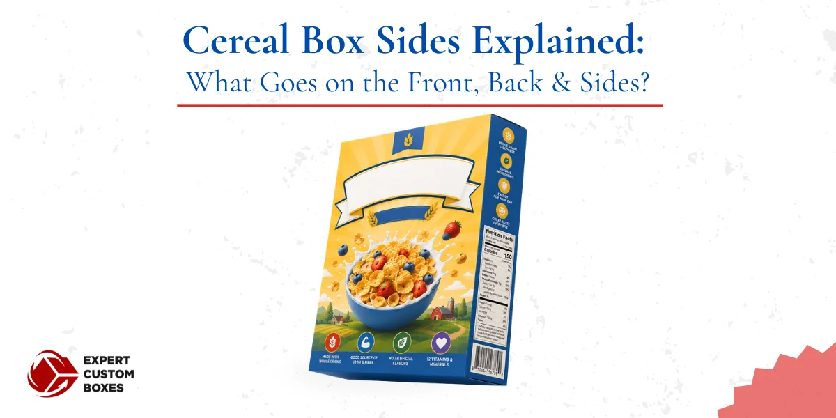 Cereal Box Sides Explained: What Goes on the Front, Back & Sides