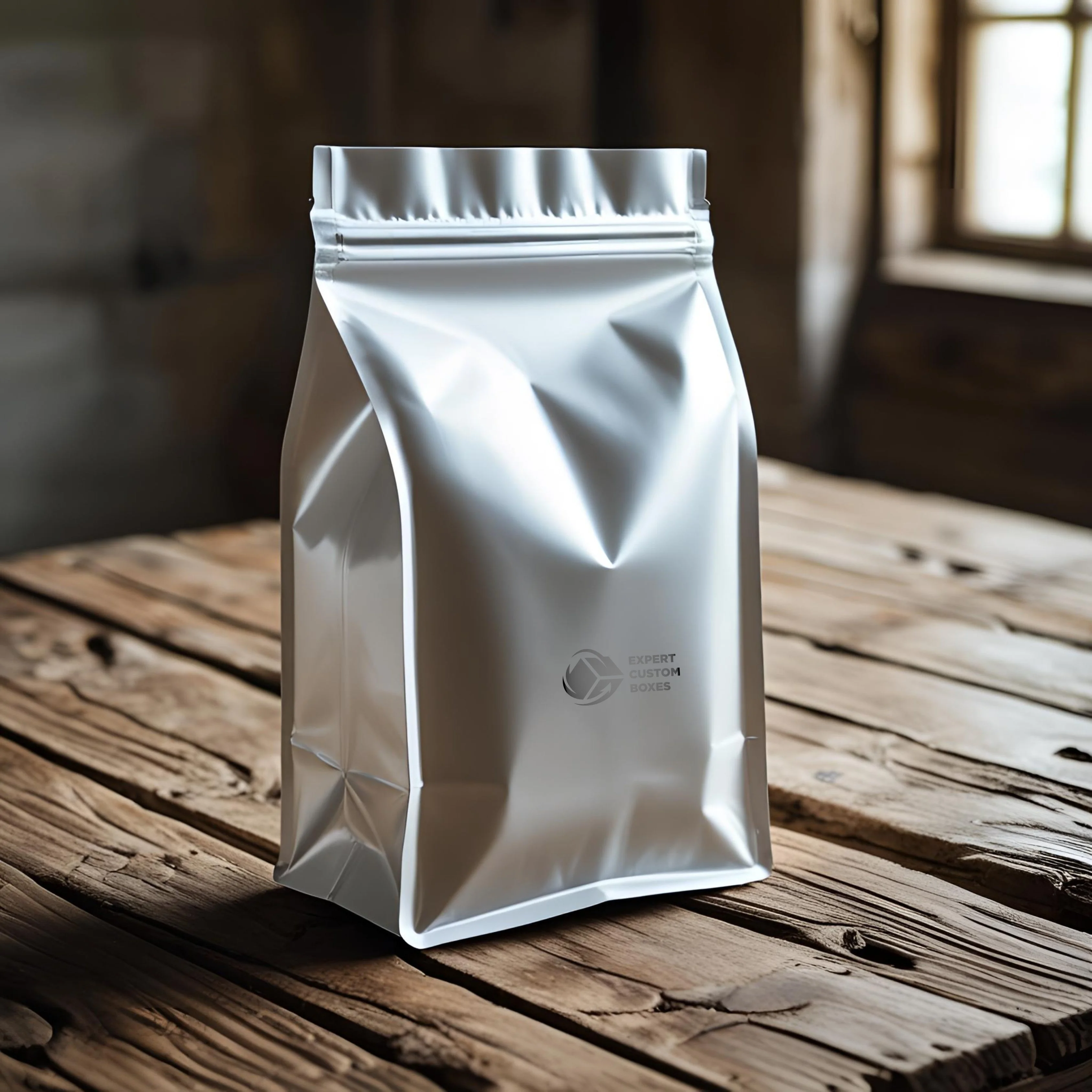 White Mylar Bags